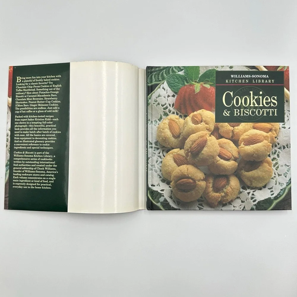 Williams-Sonoma Kitchen Library Lot 2 Pasta Sauces Cookies Biscotti Hardcover‎